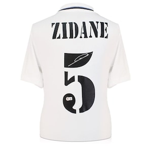 Zinedine Zidane Signed Real Madrid 2022-23 Home Football Shirt