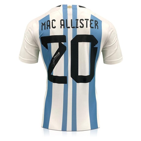 MAC ALLISTER アルゼンチン代表 サイン入りジャージ リバプール マク