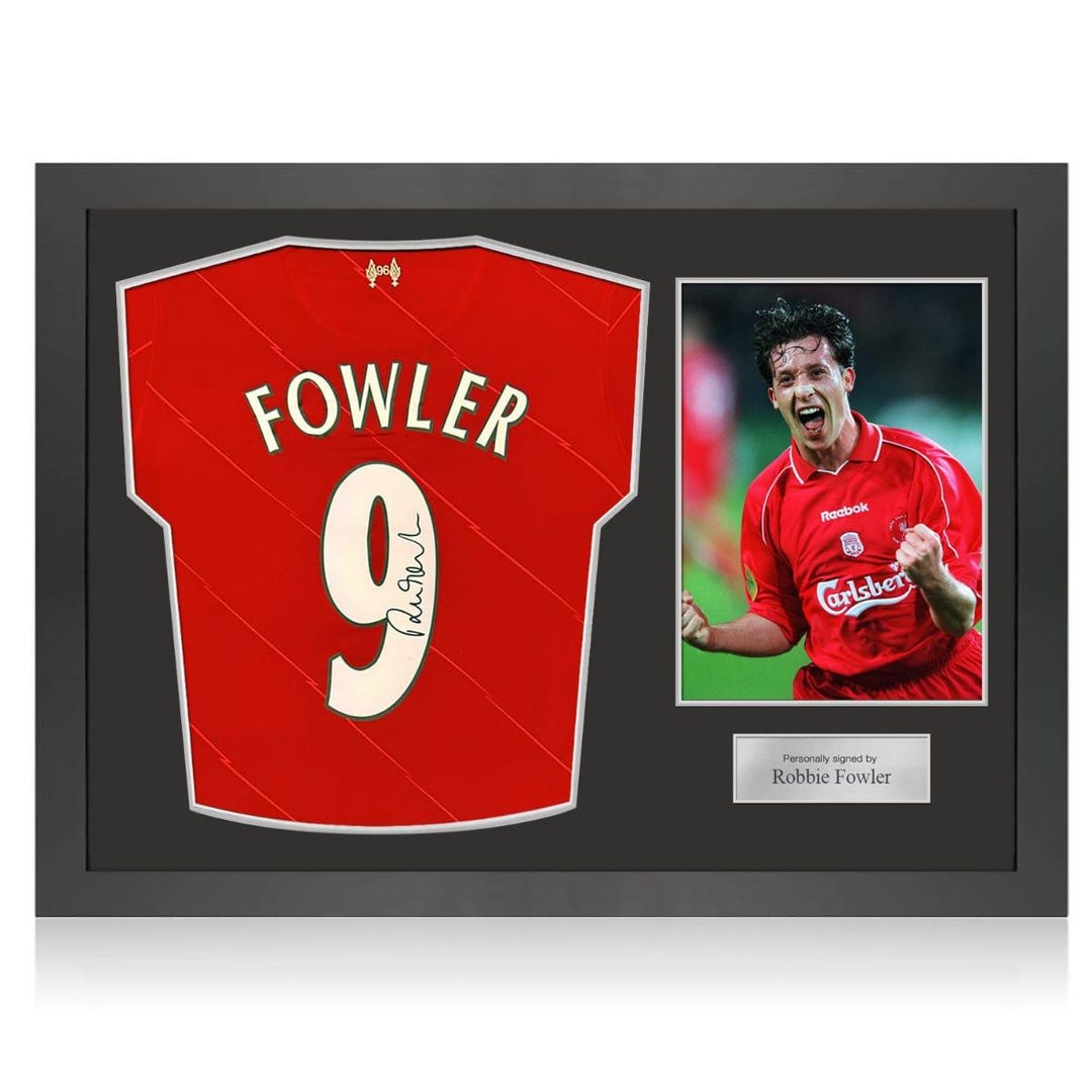 PANNEAU DE SIGNALISATION de Liverpool, signé par Robbie Fowler EUR 88