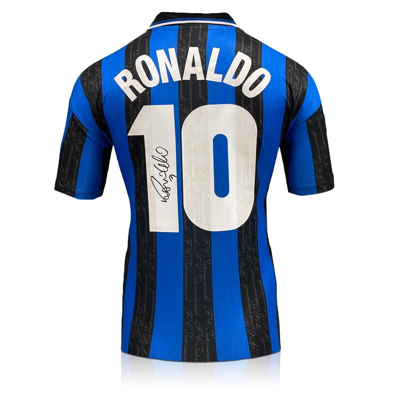 Ronaldo De Lima Signed Inter Milan 1998 Football Standard