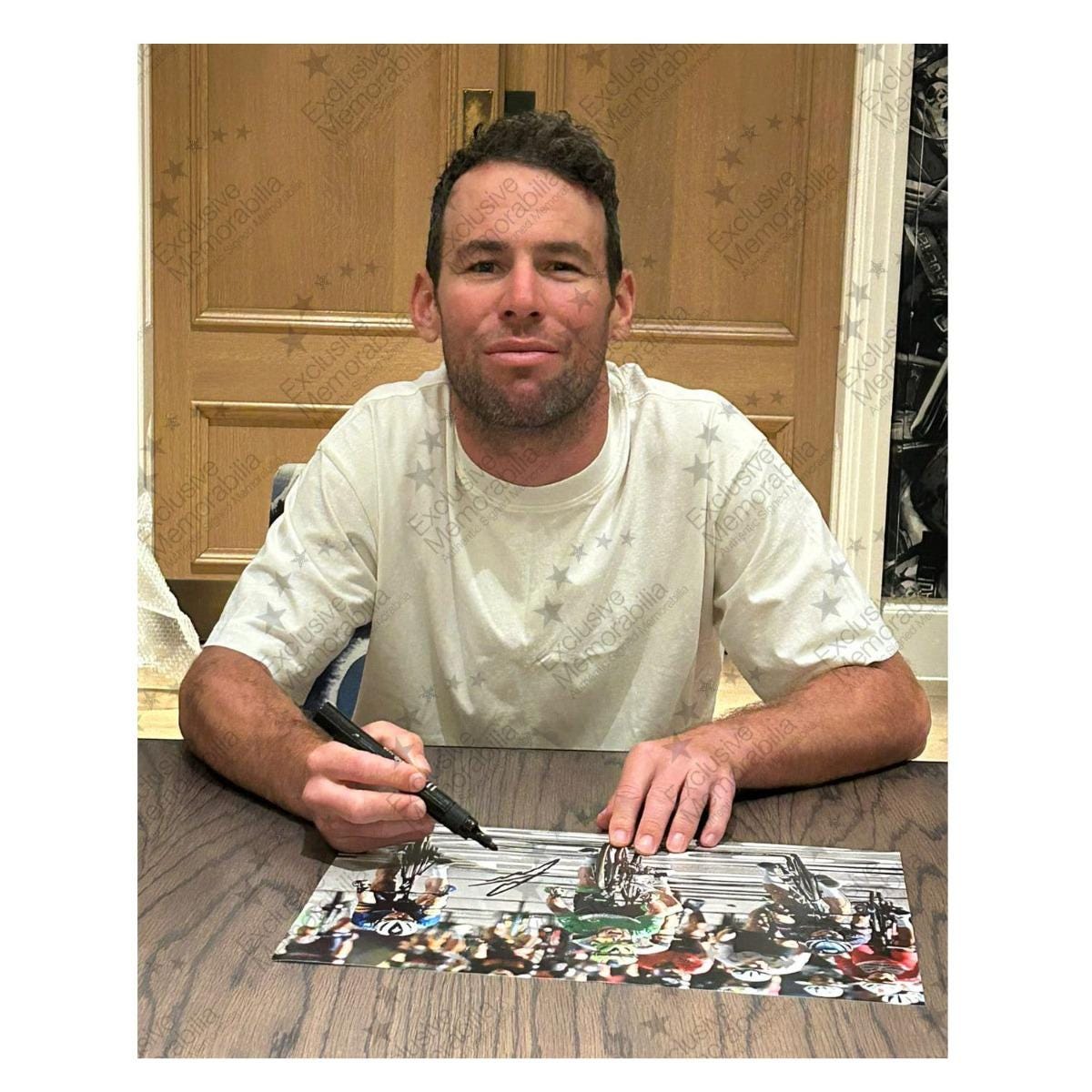 マーク・カヴェンディッシュのサイン入りサイクリング写真：第34