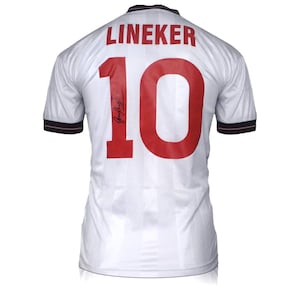 Gary Lineker Signed England 1986 Football Shirt