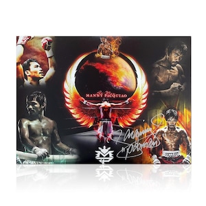 Manny Pacquiao Signed Boxing Photo