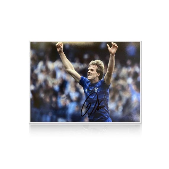 Photo Signée Kerry Dixon - Légende De Chelsea - Autographe Certifié - Collection Football
