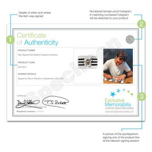 Raul Signed Real Madrid Captain's Armband image 3