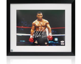 マイク・タイソン サイン入りタイトルボクシングシューズ PSA COA レア