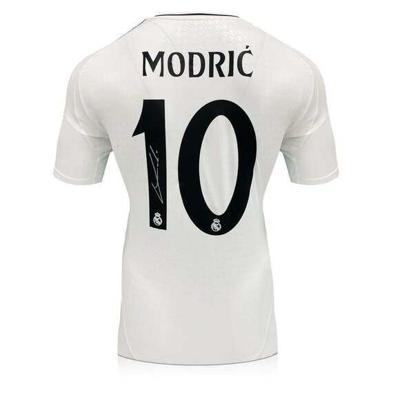 新 デザインスポーツ - モドリッチレアル直筆サインユニホーム