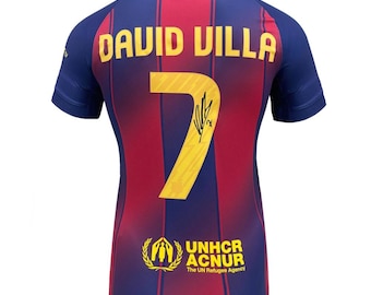 David Villa Barcelona Art Print - Etsy