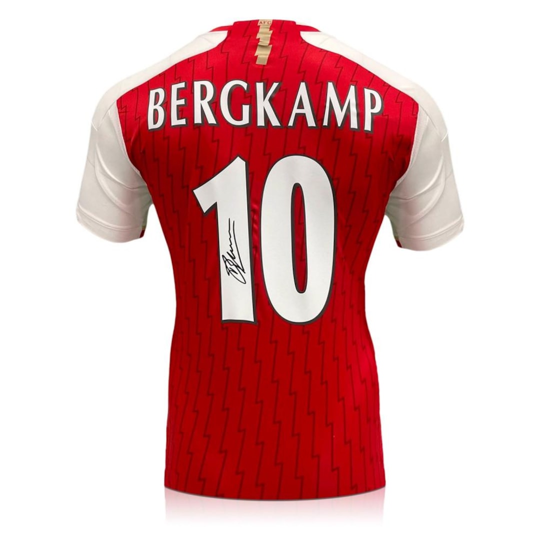 Ajax Dennis Bergkamp Trikot Dennis Bergkamp Signed Arsenal 2023-24