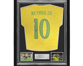 Neymar Signed Brazil 2024 Football Superior Frame
