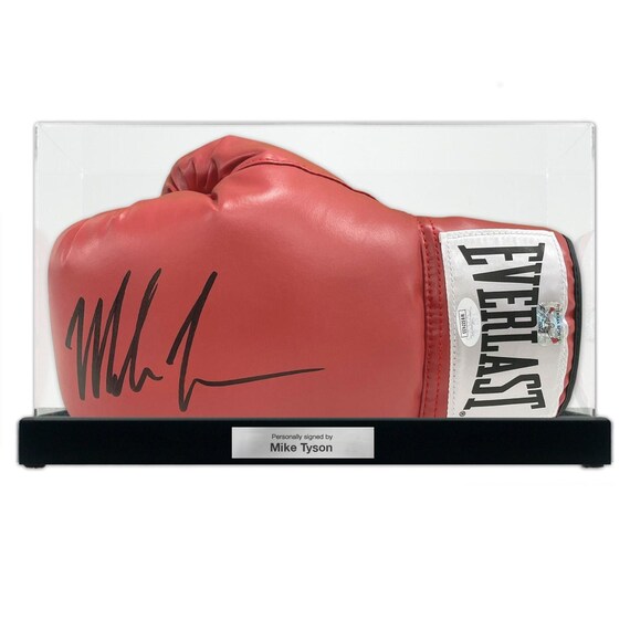マイク・タイソン Mike Tyson 直筆サイン ボクシンググローブ 赤 メモラビリア｜マイク・タイソン グローブ｜