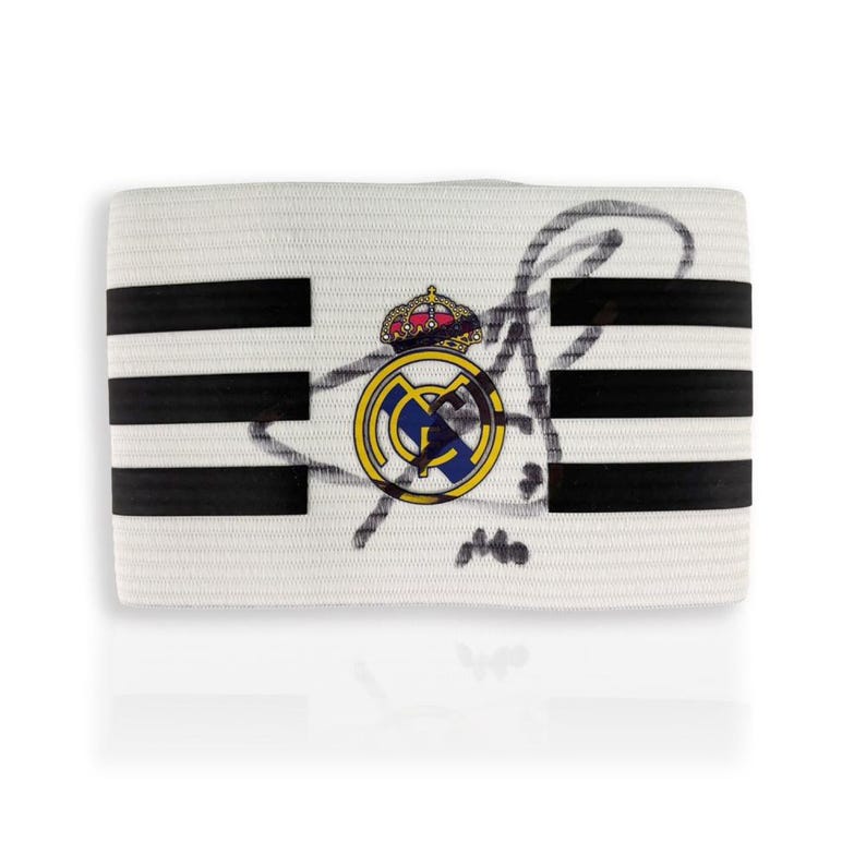 Raul Signed Real Madrid Captain's Armband image 1
