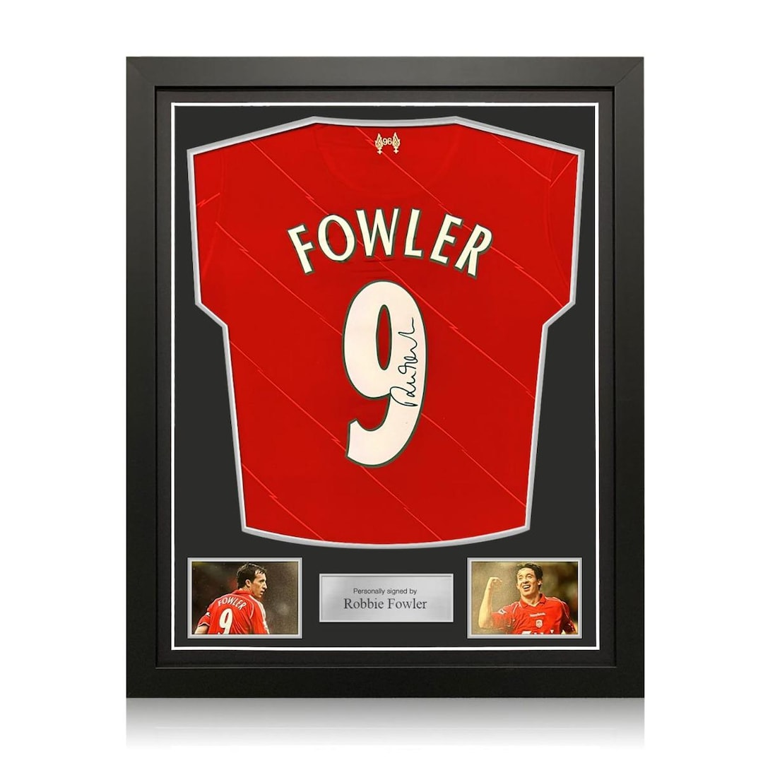 Maillot de football Liverpool 2021-22 signé Robbie Fowler
