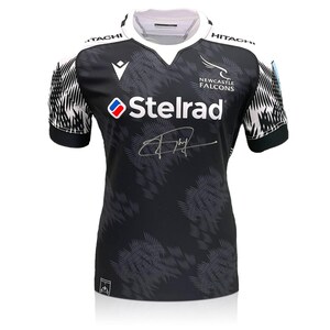 Jonny Wilkinson Signed Newcastle Falcons Rugby Shirt