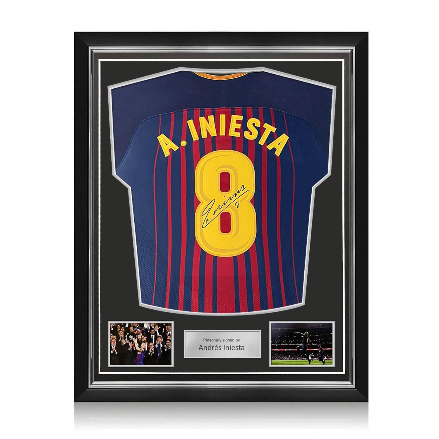 Infinite Iniesta Signed Jersey Andres Iniesta Of Spain Signed