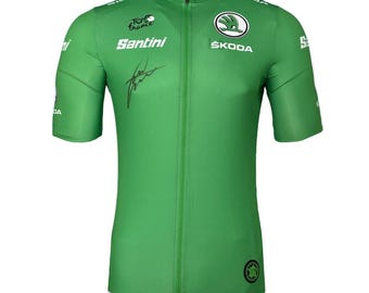 Maillot vert signé Mark Cavendish Tour De France - eBay