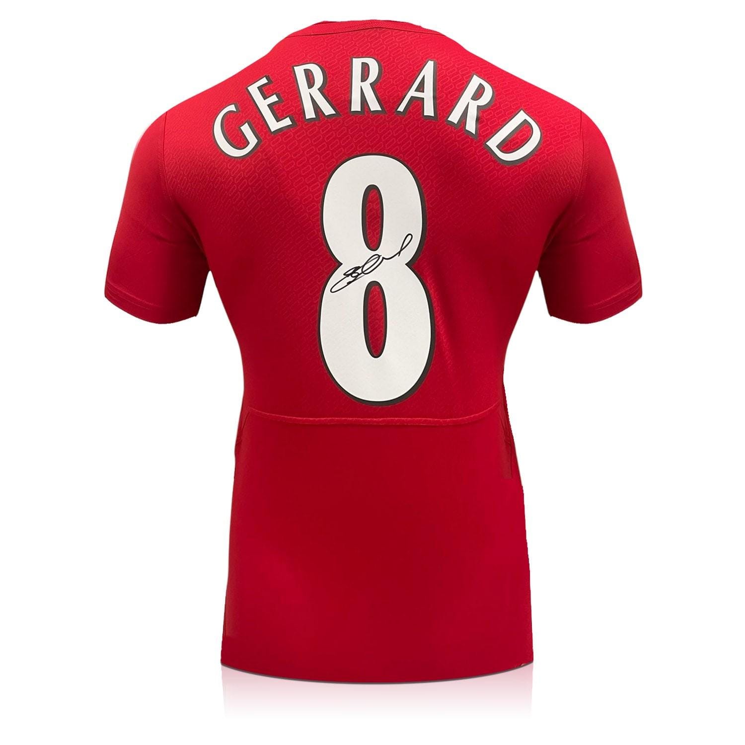 スティーブン・ジェラードの直筆サイン入りリバプール 2005 サッカー