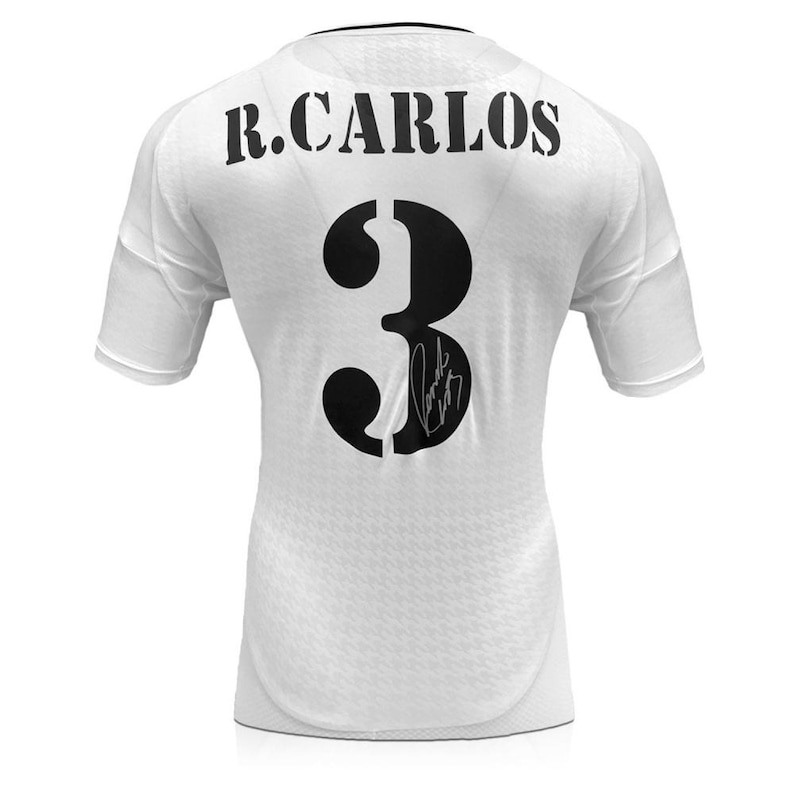 Roberto Carlos Signed Real Madrid 2024-25 Football Shirt image 1