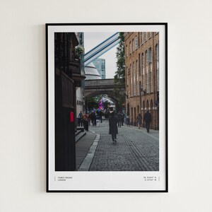 Ciudad de Londres, Impresión, Lienzo, Foto - Arte mural original, Regalo para Navidad, Decoración del hogar, Póster para el hogar, Impresiones a pedido