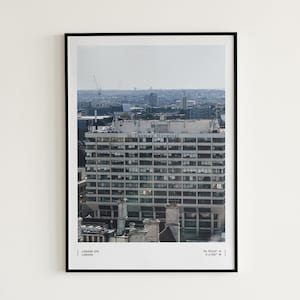 Ciudad de Londres, Impresión, Lienzo, Foto - Arte mural original, Regalo para Navidad, Decoración del hogar, Póster para el hogar, Impresiones a pedido
