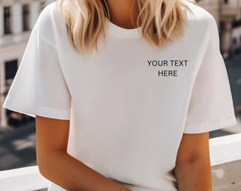 camiseta com impressão personalizada | camiseta personalizada | Texto personalizado | Camisa personalizada | Camiseta com design personalizado