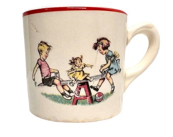 Vintage Child Size Cup Household Furnishing Co. Inc  Advertising New Bedford