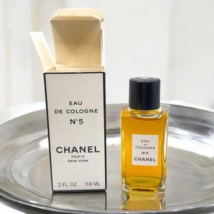 RARE Vtg 1970's Chanel No 5 Eau de Toilette Vintage Perfume 4oz Splash