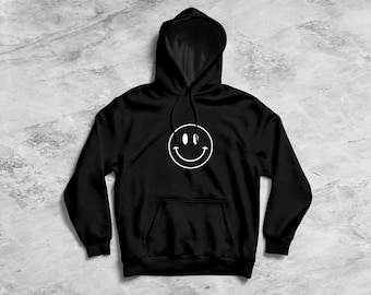 【GRAVER】Small Drawing Smile White Clip Hoodie UNISEX] Small drawing smile white clip hoodie - GRAVER | 60