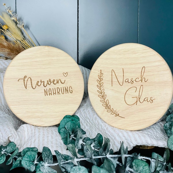 Vorratsglas mit Holzdeckel | ideal zur Aufbewahrung deiner Lieblingssüßigkeiten | Naschglas | Aufbewahrung | Gastgeschenk | Geschenkglas