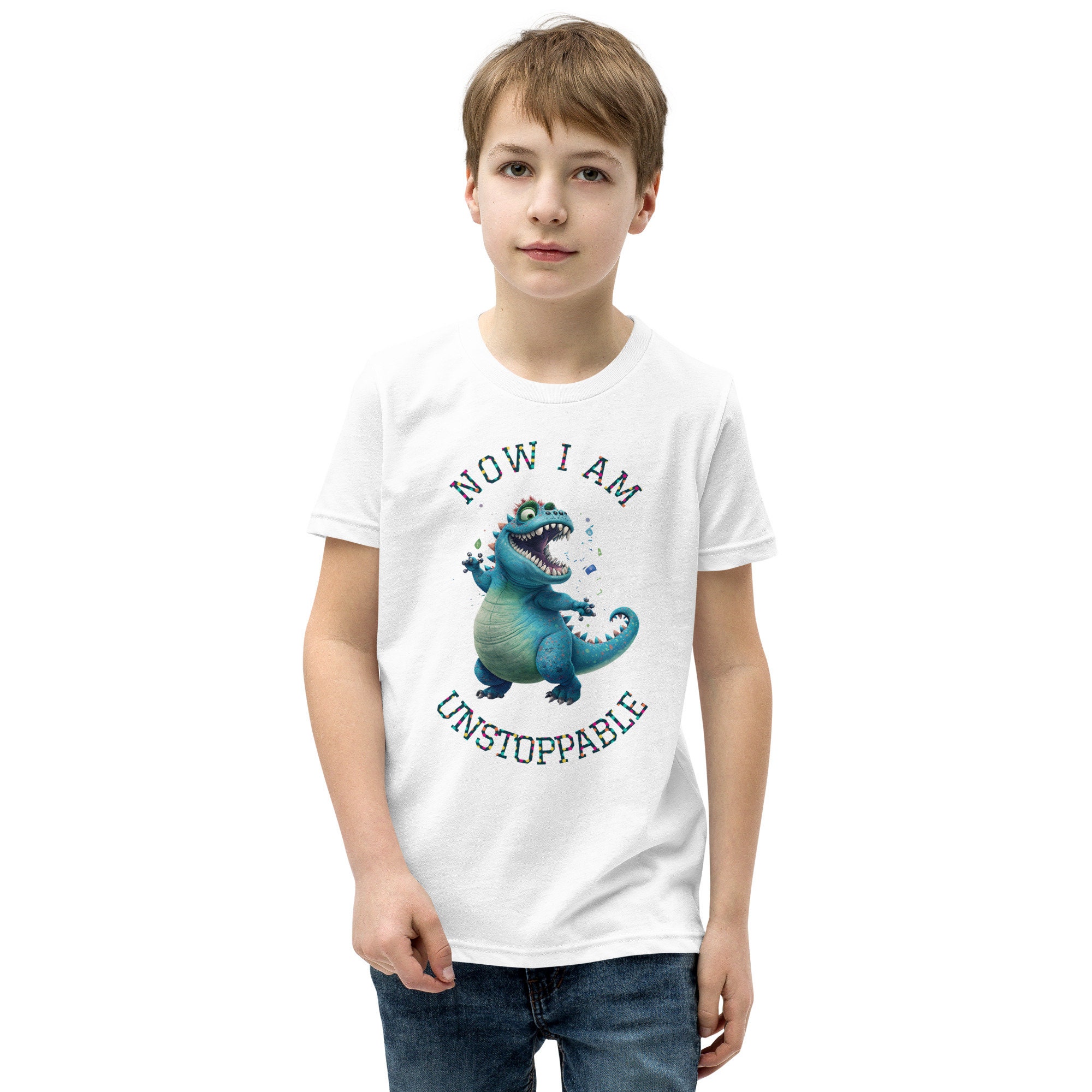Camiseta del dinosaurio de los niños - Etsy México