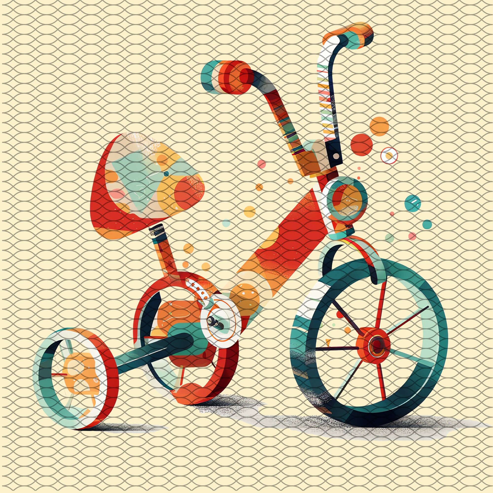 Funny Tricycles Clipart. Pack of 16 PNG Images 300 DPI Etsy