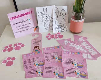 Easter Printable Digital Kit Activities Search and Clues with 3 Designs plus Gifts