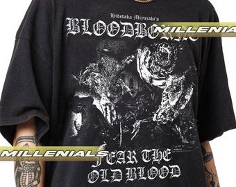 Bloodborne Tシャツ XLサイズ ブラッドボーン 宮崎英高 宮崎英高氏によるダークソウル ソウルボーンTシャツ - Etsy 日本
