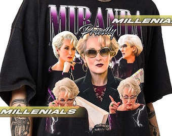 Devil Wears Prada Miranda Priestly Collage T-Shirt, Movie Fan Apparel