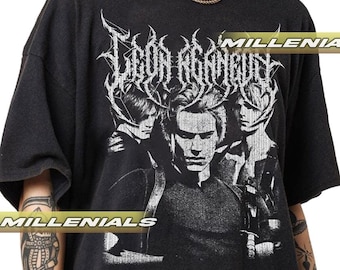 Camiseta de Black Metal de Leon Kennedy, edición limitada, regalo unisex para mujer y hombre.