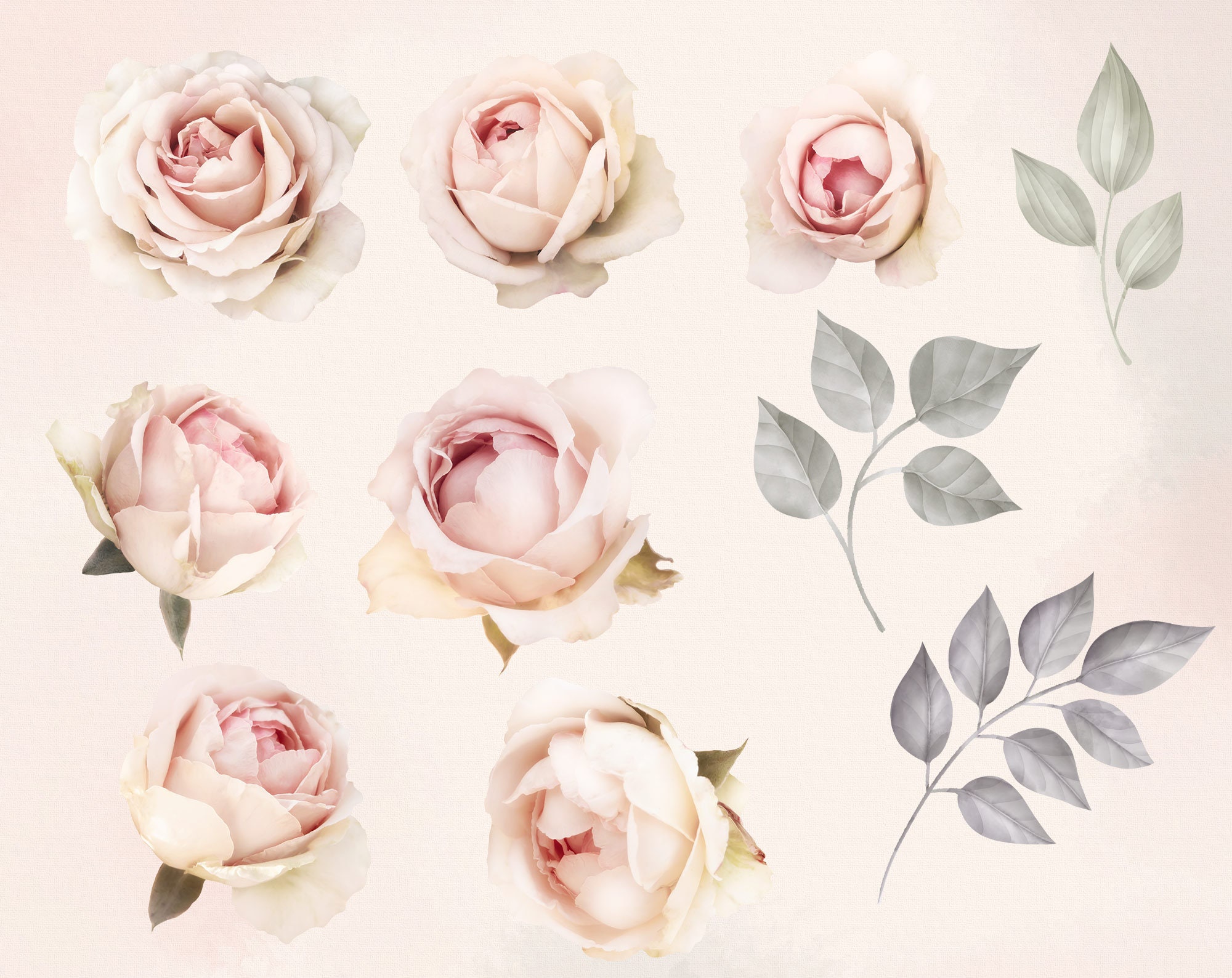 Pink Roses Clip Art Rounded Pink Roses Clipart | Bouquets of Flowers Clip Art | Floral Arrangements ...