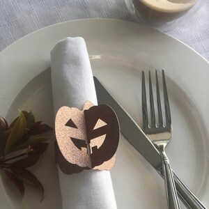 Kürbis Papier Serviette / Serviettenring SVG Vorlage download