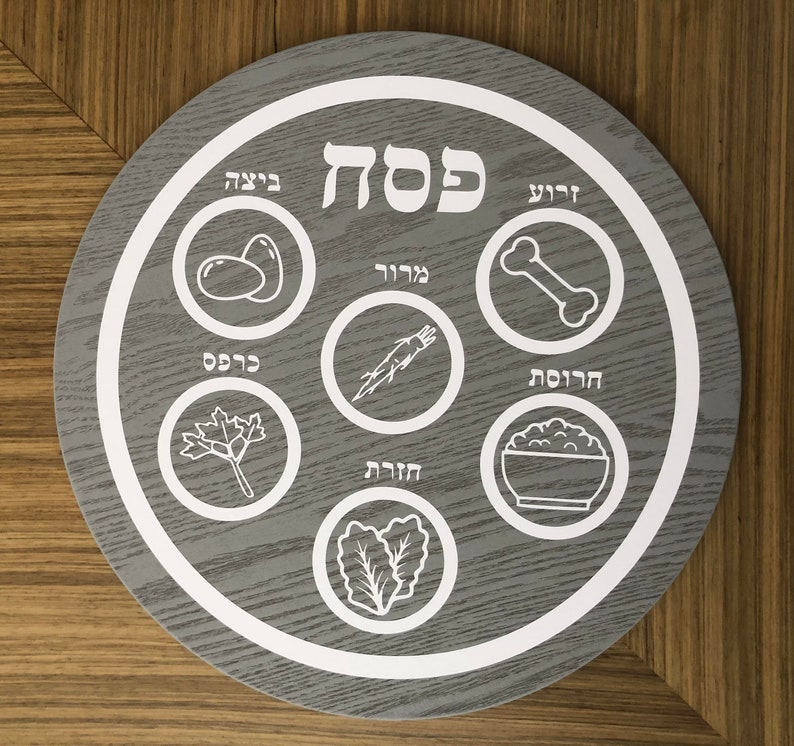 Passover Seder Plate SVG / PDF Template, Digital Download Etsy
