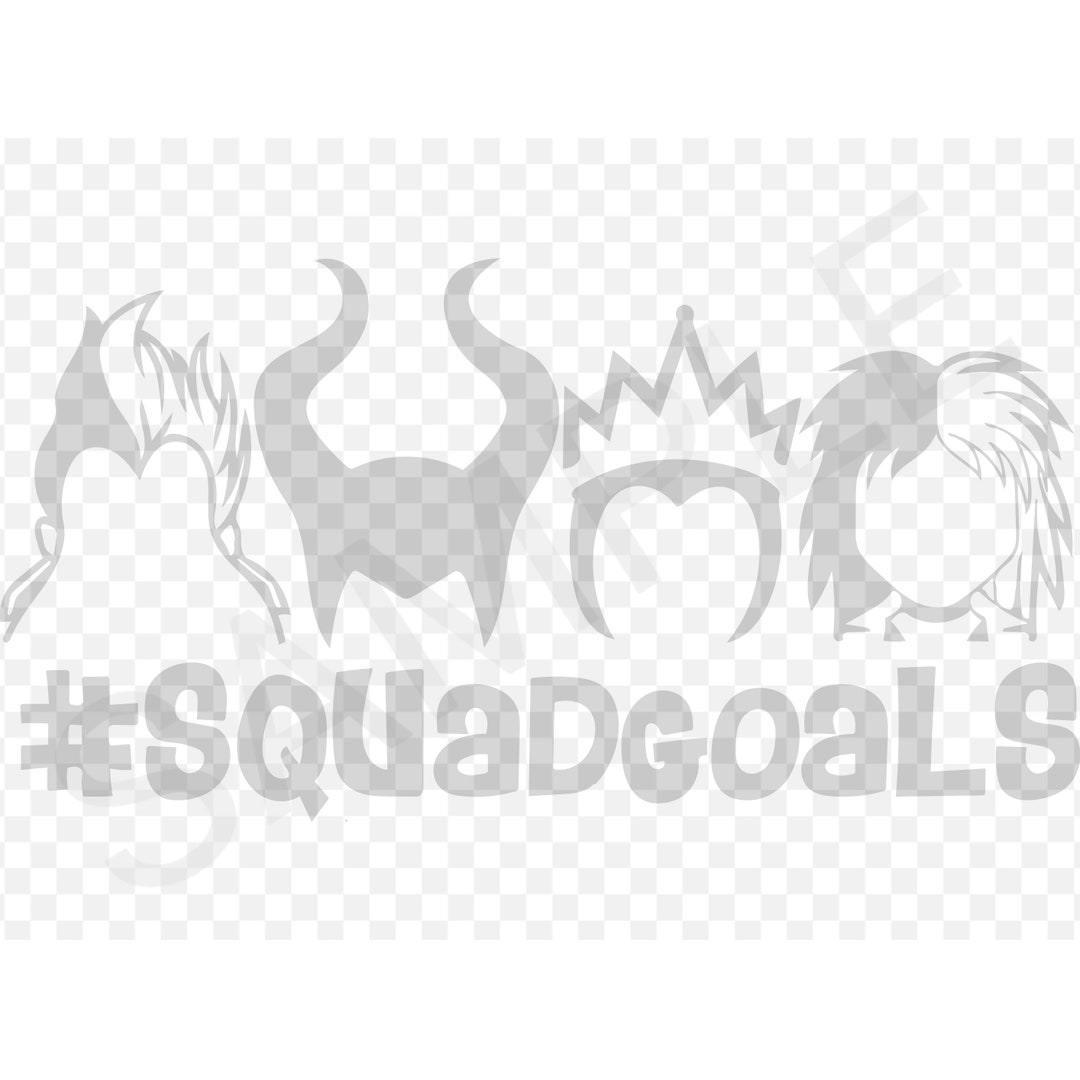 Villain Squad Goals SVG Etsy