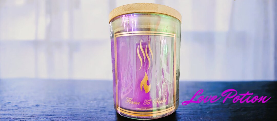 Coconut Soy Wax Candle love Potion Made by flame to Scent - Etsy