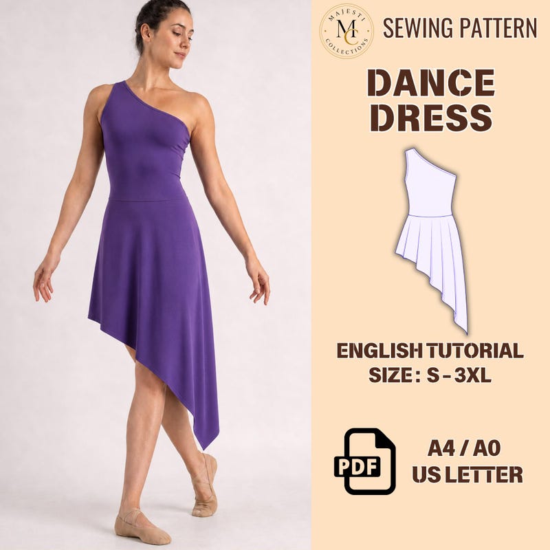 Ballet Skort Pattern Pdf Dance Dress - Etsy UK
