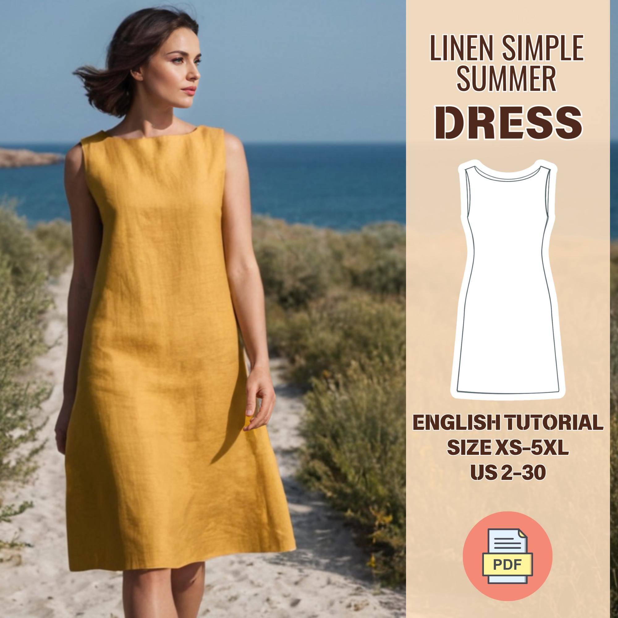 Linen Greek Dress - Etsy