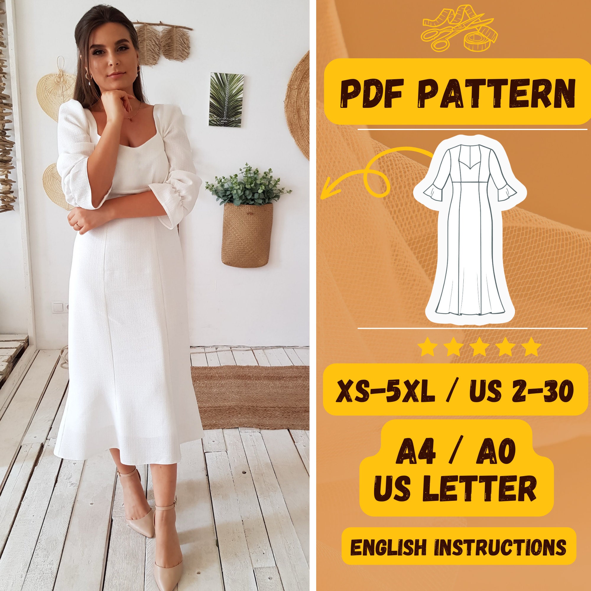 sachin and babi light blue dress White Long Sleeve Empire Waist Dress