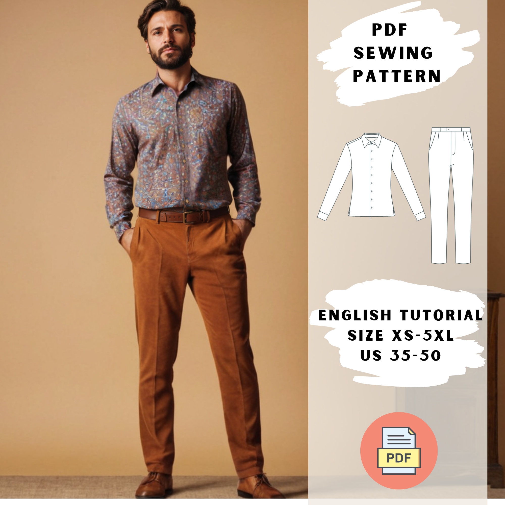 Patron pantalon japonnais homme France