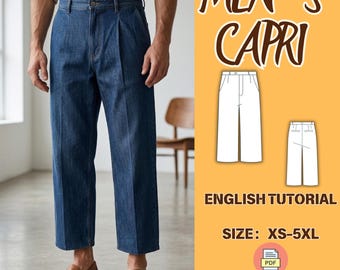 紳士服 1930年〜1960年 パターンメイキング スタイルブック/K544 1930s Men's Knickerbocker Pattern. Original Vintage Size: Waist