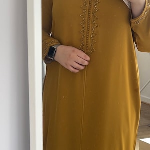 Morocco Djellaba long dress for Women, Moroccan kaftan Traditional Moroccan for Women, Jewelled Djellaba, Gift for Her, Ramadan Eid Gift
