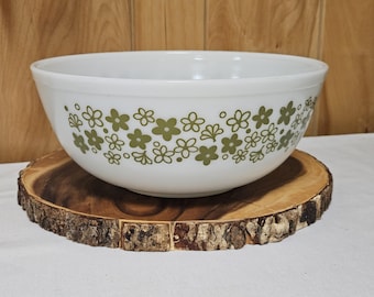 Pyrex Vintage Spring Blossom - Crazy Daisy Bol para mezclar 4QT Estilo 404 Hornear Cocina Comedor Retro