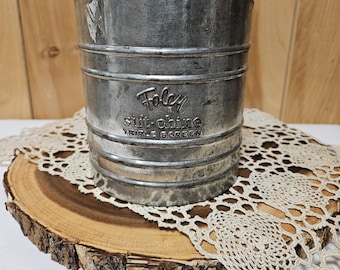 Tamiz de harina Foley Sift-Chine de triple pantalla con mango de metal