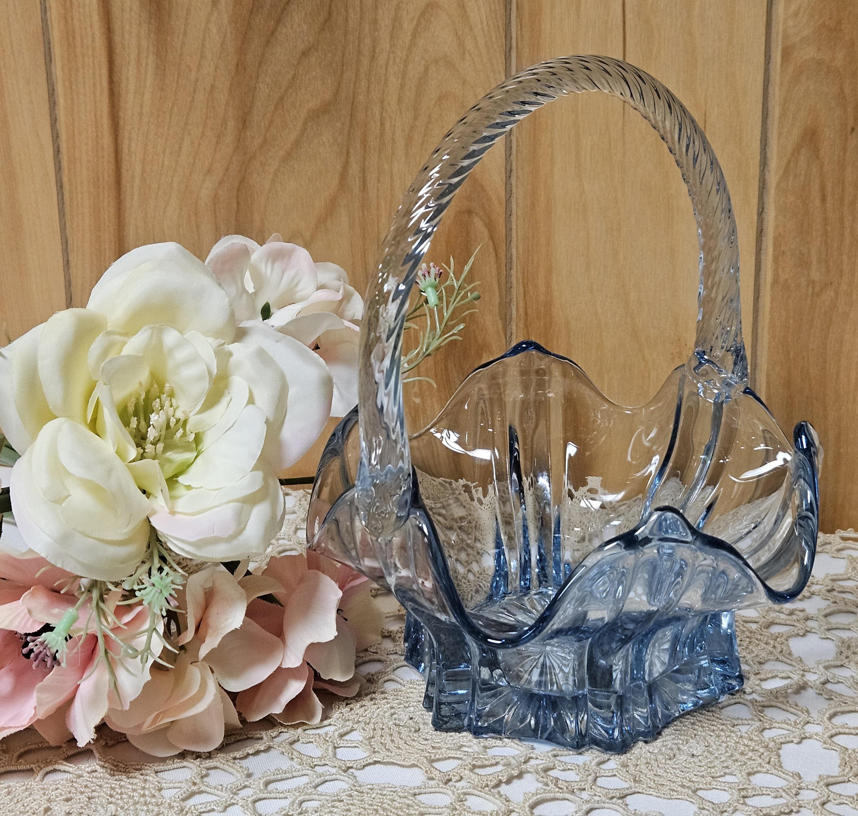 Blue Fenton Baskets With Handles - Etsy