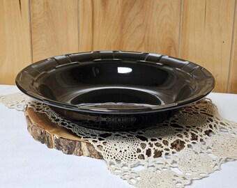 Longaberger Woven Traditions Ebony Black 12" Large Salad Pasta Serving Bowl